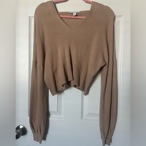 And Now This cropped hoodie